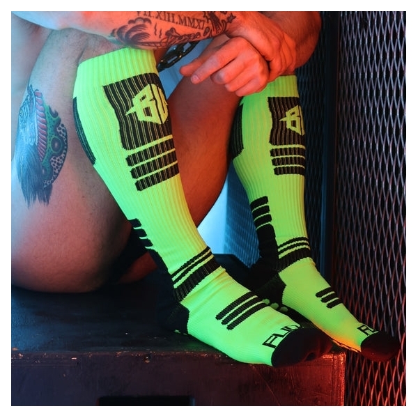 Chaussettes hautes HYPNOTIX Breedwell Noir-Vert neon