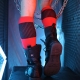 Hypnotix High Socks Black-Red