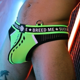 Thong Snax neon green