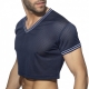 Crop Top SLAM V-NECK Marine