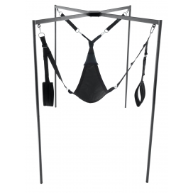 MenSteel Kit Sling Tissu Triangle Noir Armature MenSteel