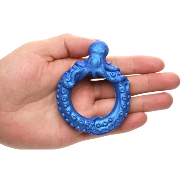 Poseidons Octo-ring Cockring Blauw