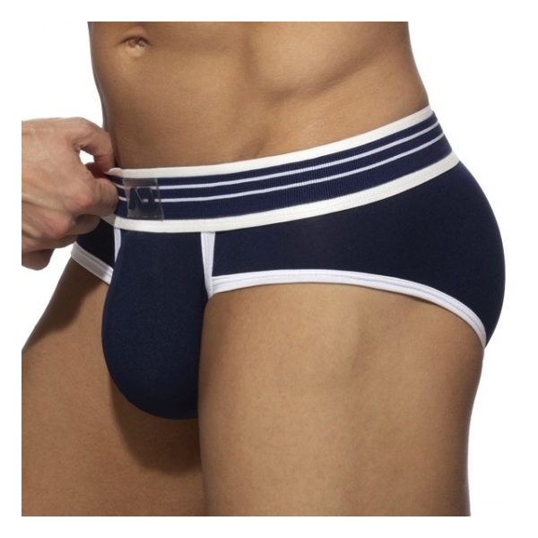 Double Trouble Navy briefs