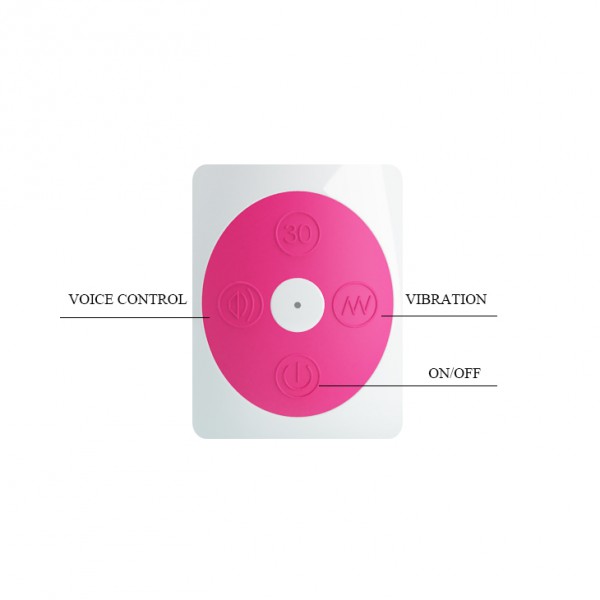 Vibro Rabbit Gene Voice Control Pink