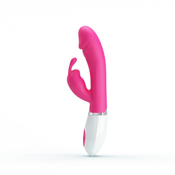 Vibro Rabbit Gene Voice Control Rosa