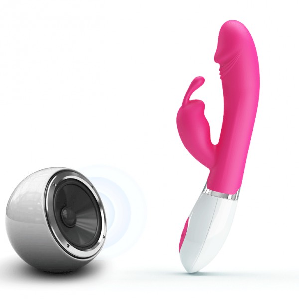 Vibro Rabbit Gene Voice Control Pink