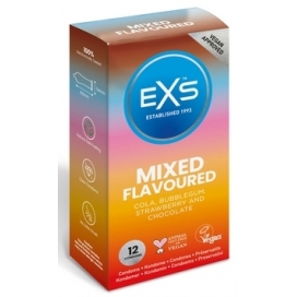 EXS Préservatifs aromatisés MIXED FLAVOURS x12