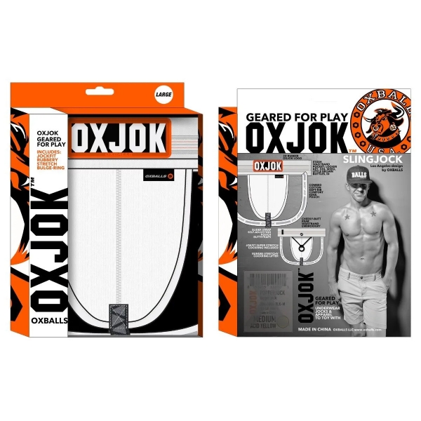 Jockstrap Oxjok Slingjock Blanc