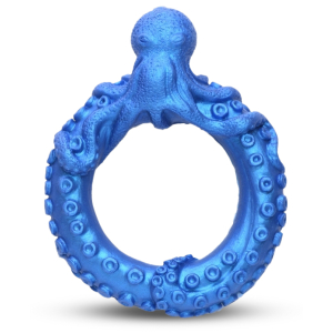 Creature Cocks Cockring Silicone POSEIDON'S OCTO-RING Bleu