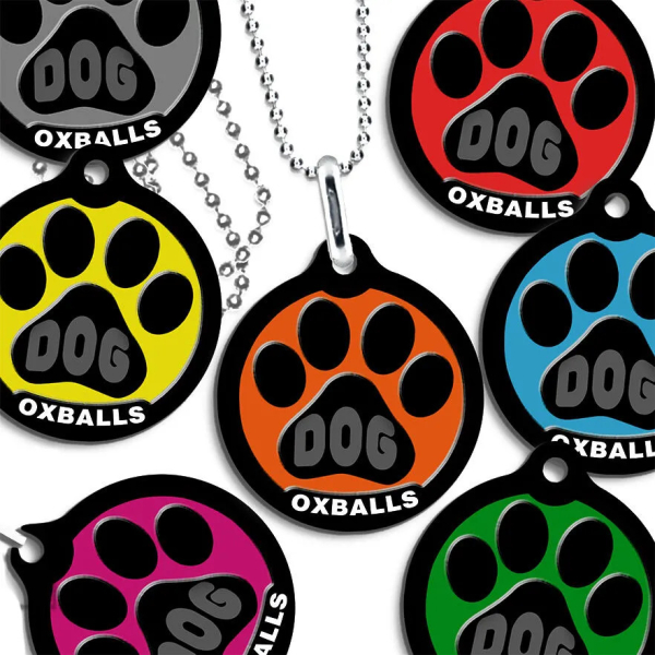 OXJOK DOGPACK 6-Tag Dog Jock Black / Silver 