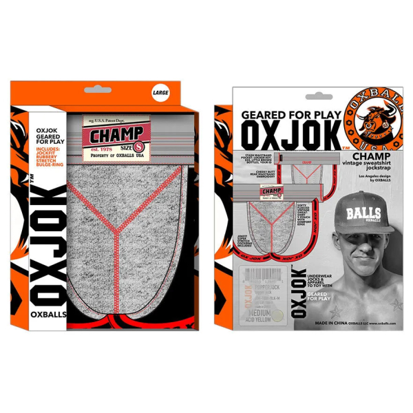 Suspensorio Oxjok Champ Gris