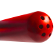 Stainless Steel Enema Tip METALCOLORS 15 x 2cm Red