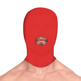 Submission Mask Kapuze Rot