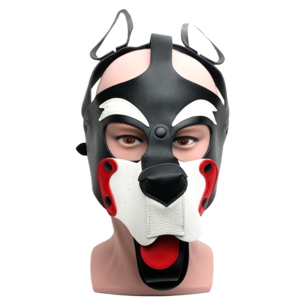 Puppy 665 Masker Wit en Rood