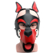 Maske Puppy 665 Rot und Weiß