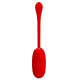 Kirk Huevo Vibrador 8 x 3,5cm Rojo