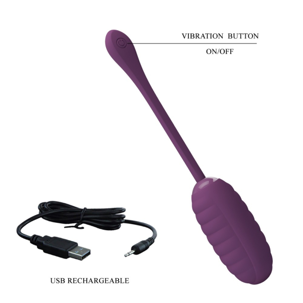 Vibrierendes Ei Wireless Connected Casper 8 x 3.5cm Violett