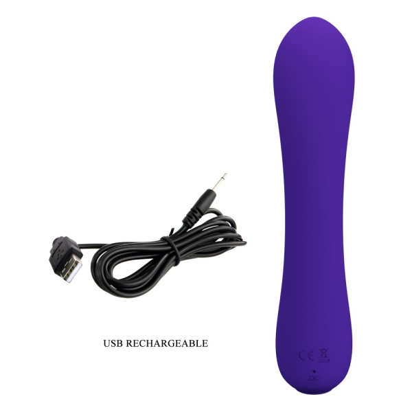 Vibrating Prostate Stimulator Matt 15 x 4cm Indigo