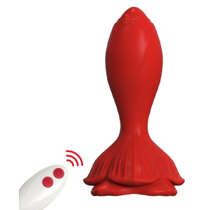 AnalTech Rose Vibrating Butt Plug