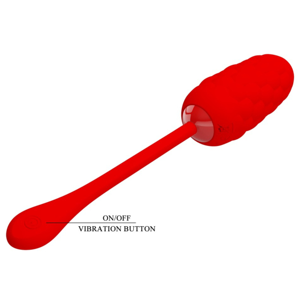 Marina Huevo Vibrador 8 x 3,3cm Rojo