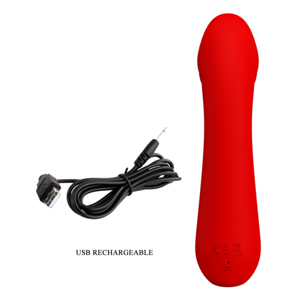 CETUS Prostaatstimulator 15 x 3,5cm Rood