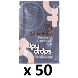 Vagens de lubrificante com sabor a chocolate 5mL x50
