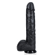 Dildo Extra Long 29 x 7cm Black