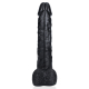 Extra Large Straight with Balls 15 / 38 cm - Black