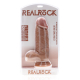 Dildo extra spesso 18 x 7,5 cm marrone