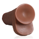 Dildo Extra Thick 21 x 8cm Brown