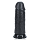 Dildo extra spesso 20,5 x 6,5 cm nero