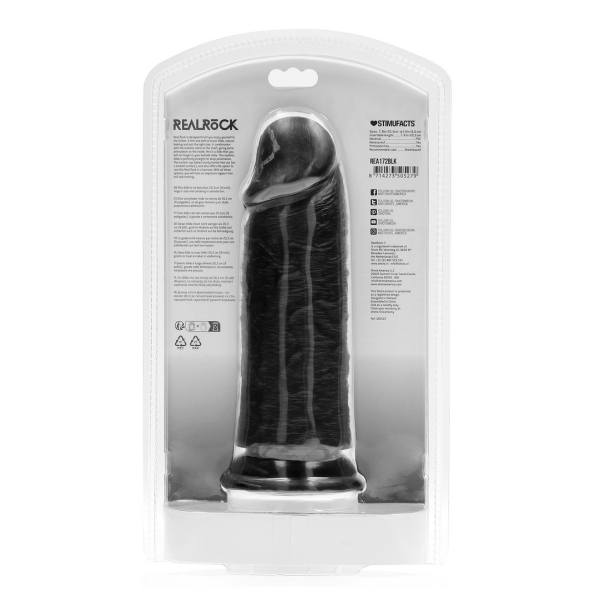 Dildo Extra Dik 20,5 x 6,5cm Zwart