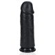 Dildo Extra Dik 25,5 x 8 cm Zwart