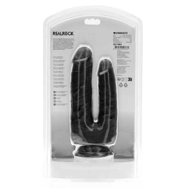 Doppeldildo Double Trouble 15 x 4.5cm Schwarz