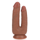 Dildo Double Trouble 15 x 4,5cm Castanho