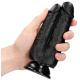 Dildo Duplo Dois Em Um 15,5 x 6,5cm Preto