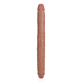 Real Rock Double Gode Straight Slim 35.5 x 3.8cm Marron