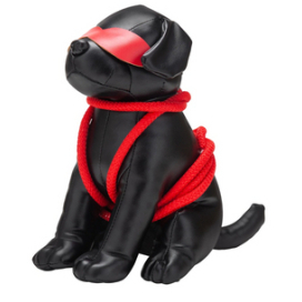 Faux Dog Rover 24cm Black