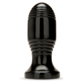 Plug anal RIBBED PLUG 10.5 x 5 cm Noir