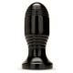 Plug Ribbed Plug 10.5 x 5 cm Noir