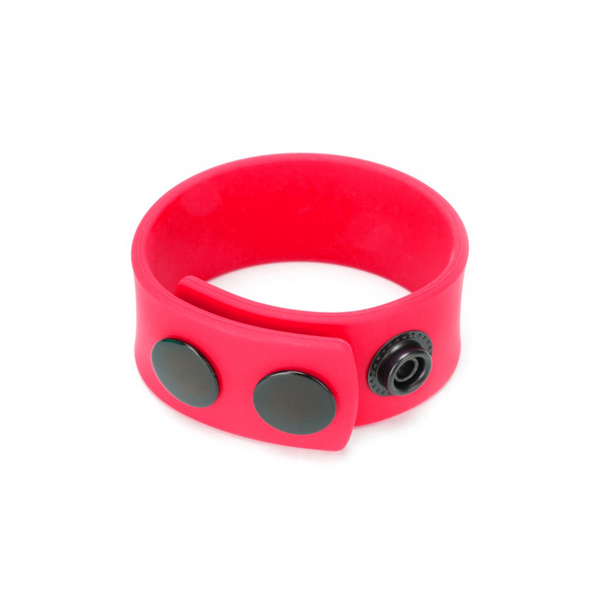 Cockring ajustable en silicone COCK STRAP Rouge