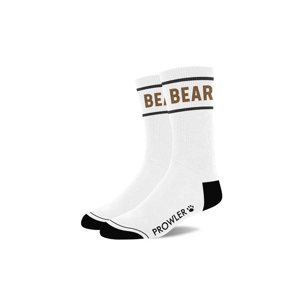 Bear White Socks