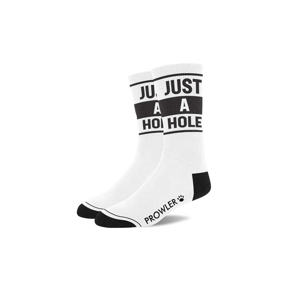 JUST A HOLE Socken Weiß