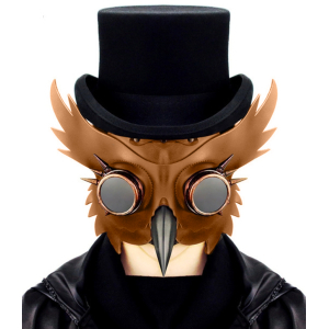 KinkHarness Masque STEAMPUNK Hibou