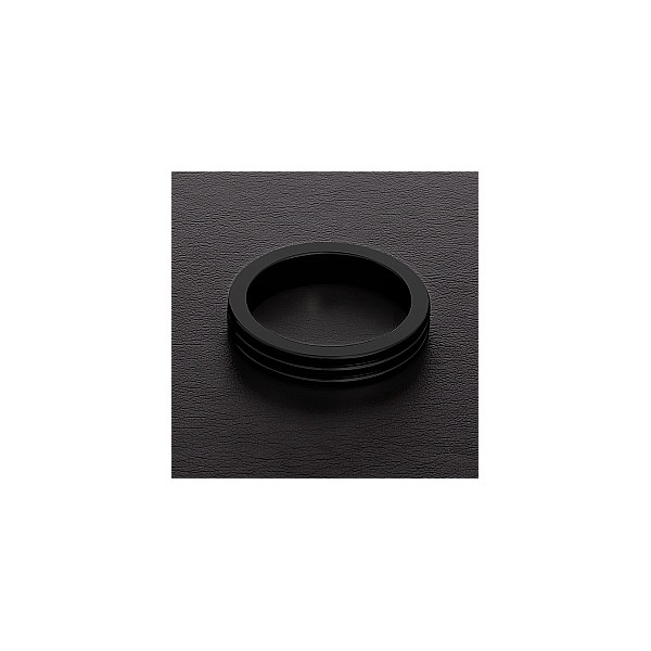 Golden Black Ribbed C-Ring 10mm