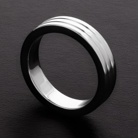 Triune Cockring Ribbed 10mm