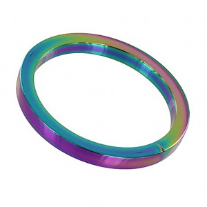 Triune Cockring Rainbow Metall 8mm