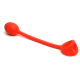 Taco Ballstretcher Thunder Asslock 6 x 4,5 cm Rojo