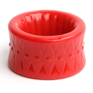 Sport Fucker Ballstretcher flexible Low Stack 32 mm - Altura 30 mm Rojo