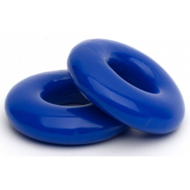 Lot de 2 Cockrings souples Stacker 20 mm Bleus